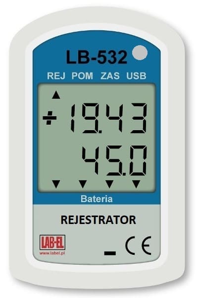 LB-532 – Регистратор температуры, влажности, давления и освещенности с USB-интерфейсом