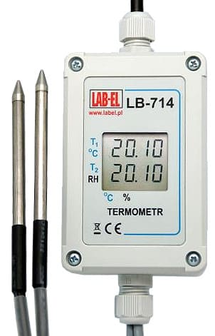 Термометр-психрометр с зондом LB-714