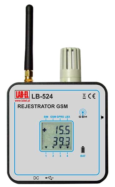 LB-524 — Беспроводной термометр гигрометр GSM, регистратор, измерение давления и освещения
